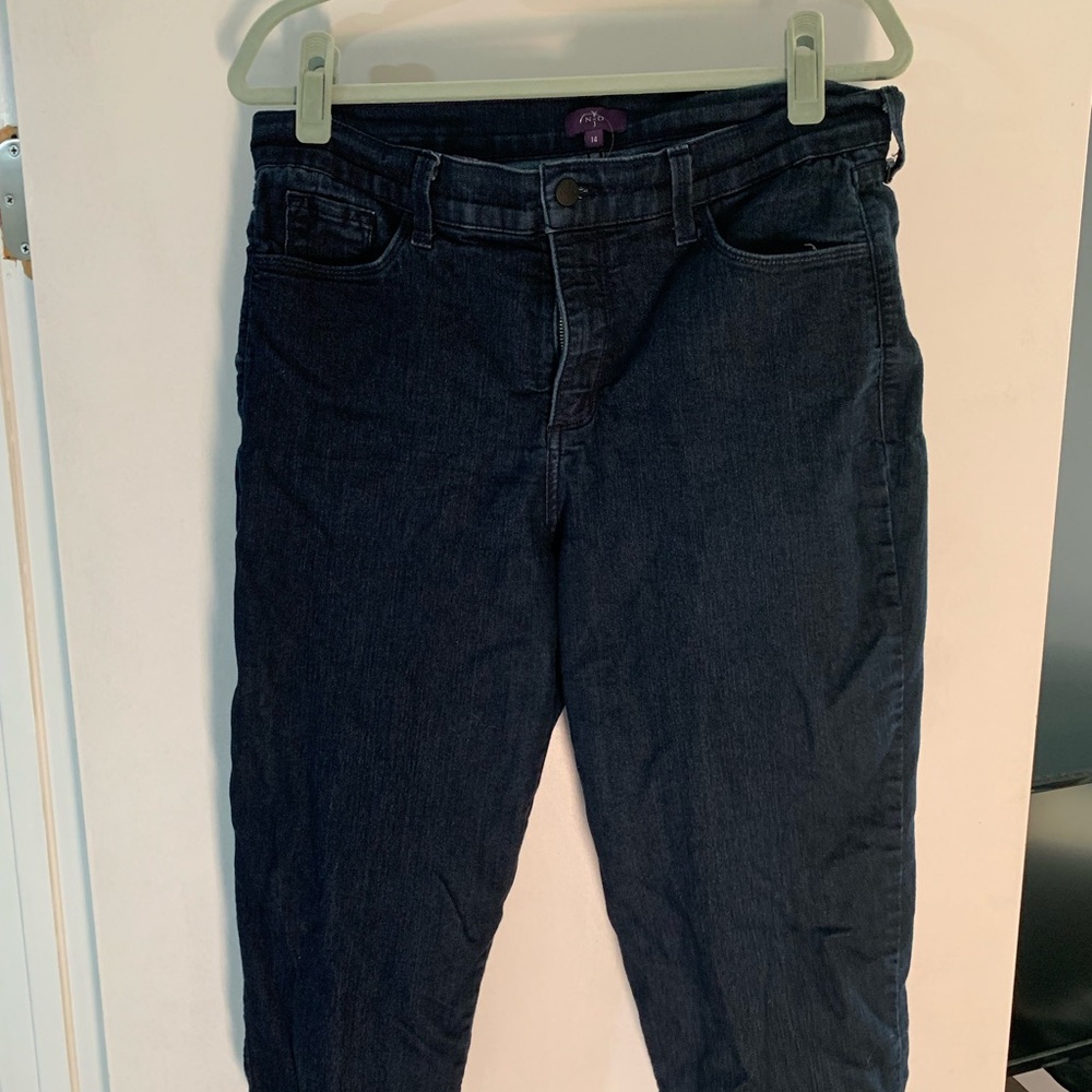 NYDJ Size 14 Capri Jeans with Bling Booty